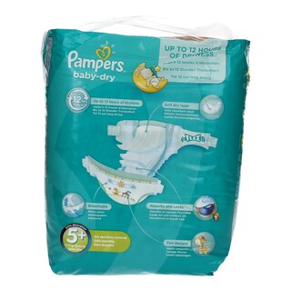 PAMPERS | BABY DRY | ΠΑΝΕΣ ΜΩΡΟΥ JUNIOR PLUS No 5+ 20 ΤΕΜ