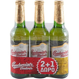 BUDWEISER | ΜΠΙΡΑ  3X330ML 2+1ΔΩΡΟ