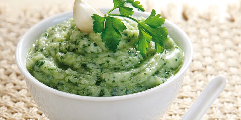 Σκορδαλιά πράσινη με μαϊντανό