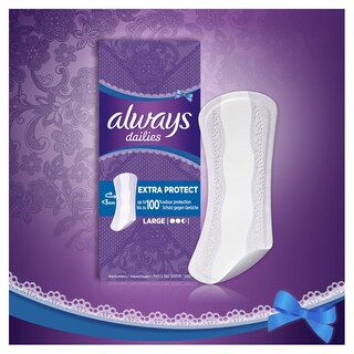ALWAYS | Σερβιετάκια Dailies Extra Protect Large 26 Τεμάχια