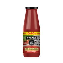 ΚΥΚΝΟΣ | Τομάτα Τριμμένη 680g Έκπτωση 0.40Ε