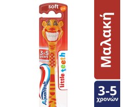 AQUAFRESH | LITTLE | Οδοντόβουρτσα Παιδική Μαλακή Little Teeth 4-6 Ετών 1 Τεμάχιο