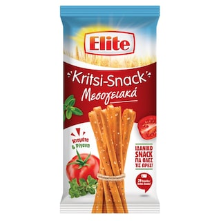 ELITE | Κριτσίνια Kritsi Snack Ντομάτα & Ρίγανη 125g