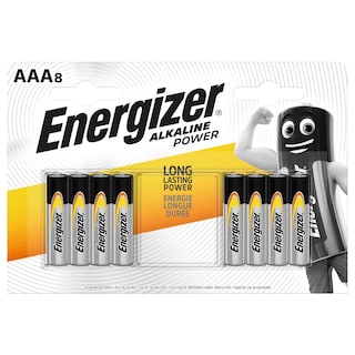 ENERGIZER | Batteries Alkaline AAA 8 Pieces