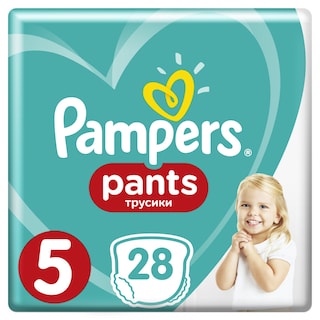 PAMPERS | Πάνες Βρακάκι Μωρού Pants Νο5 12-17kg 28 Τεμάχια
