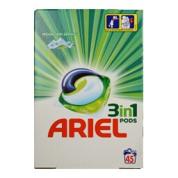 ARIEL | ΣΚΟΝΗ ΠΛΥΝΤΗΡΙΟΥ ΡΟΥΧΩΝ 3IN1 MOUNTAIN SPRING 45 ΤΕΜ