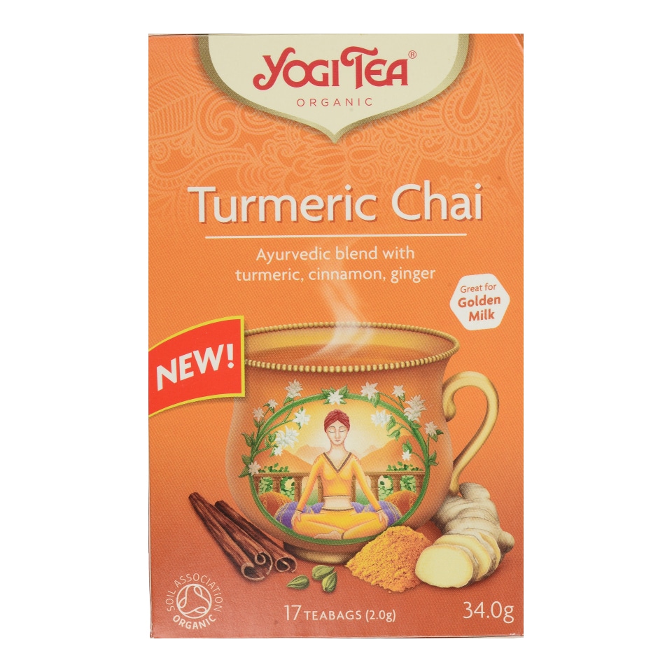 YOGI TEA Αφέψημα Κουρκουμά Βοτάνων & Μπαχαρικών 34g