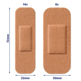 HANSAPLAST | Επιθέματα Πληγών Green & Protect 20 Τεμάχια