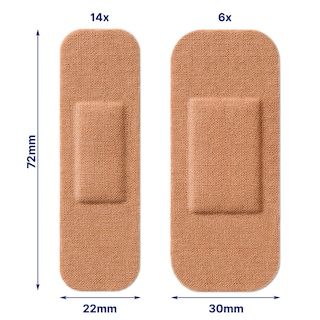 HANSAPLAST | Επιθέματα Πληγών Green & Protect 20 Τεμάχια