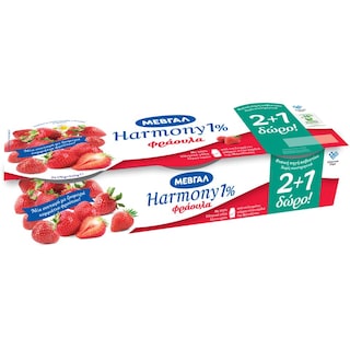 HARMONY | Επιδόρπιο Γιαουρτιού Φράουλα 170g 2+1 Δώρο