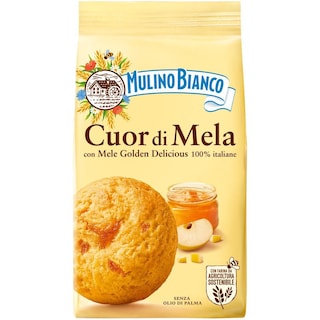 BARILLA | Μπισκότα Γεμιστά Mulino Bianco με Μήλο 250g