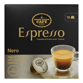 BUON GUSTO | Κάψουλες Καφέ Dolce Gusto Espresso Nero 10x7.5g