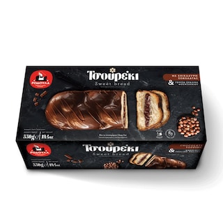 ΡΟΔΟΥΛΑ | Τσουρέκι Γεμιστό Σοκολάτα & Πραλίνα Φουντουκιού 550g