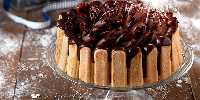 Τούρτα Σαβαγιάρ με grand marnier