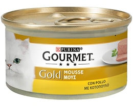 GOURMET | Γατοτροφή Gold Μους Κοτόπουλο 85g