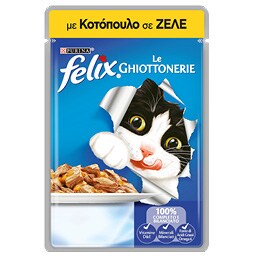 FELIX | Γατοτροφή Με Κοτόπουλο Σε Ζελέ 100 gr