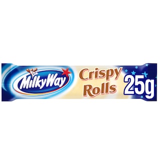MILKY WAY | Γκοφρέτα Crispy Rolls Σοκολάτα Γάλακτος 25gr