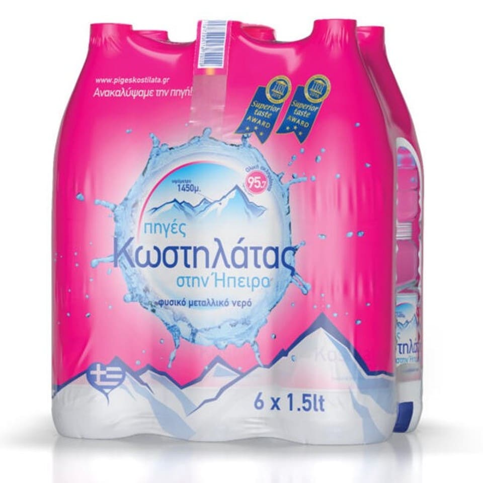 ΠΗΓΕΣ ΚΩΣΤΗΛΑΤΑΣ Νερό Φυσικό Μεταλλικό 6x1.5lt
