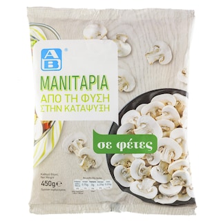 ΑΒ | Μανιτάρια Φέτες Κατεψυγμένα 450gr