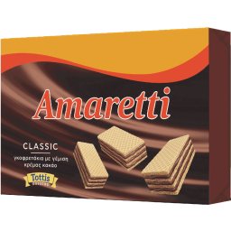 AMARETTI | Γκοφρέτα Γέμιση Κρέμα Κακάο 68gr