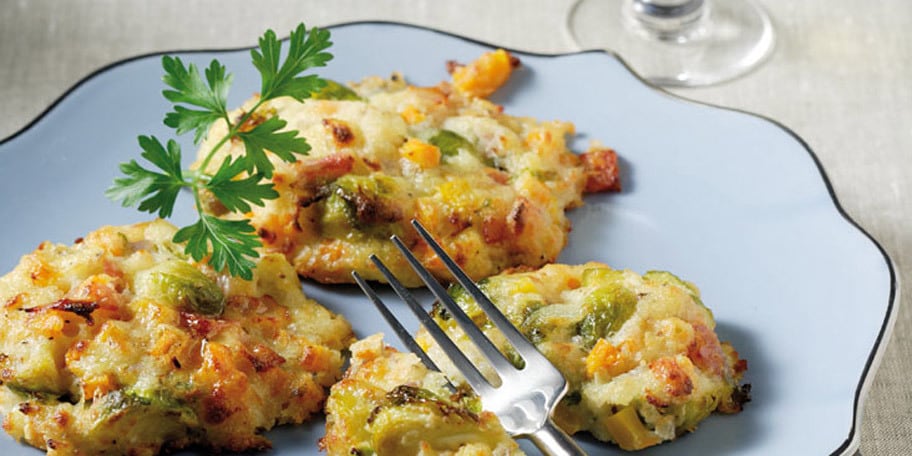 Τηγανίτες με λαχανικά (που περίσσεψαν)