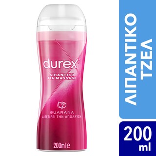 DUREX | ΠΡΟΦΥΛΑΚΤΙΚΑ MASSAGE GUARANA 200ML