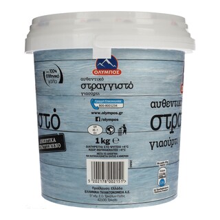ΟΛΥΜΠΟΣ | Γιαούρτι Στραγγιστό 1 Kg
