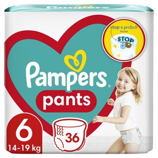 PAMPERS | Πάνες Βρακάκι Μωρού Pants Νο6 15kg+ Maxi Pack 36 Τεμάχια