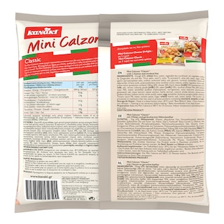 KANAKI | MINI KALZONE | Πιτάκια Κατεψυγμένα Mini Calzone Classic 450gr
