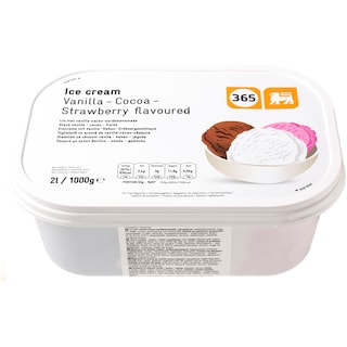 365 | Παγωτό Βανίλια Σοκολάτα Φράουλα 1kg