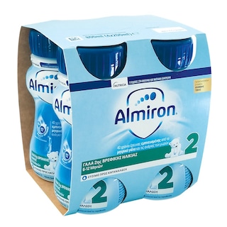 ALMIRON | Γάλα Nutricia 2ης Βρεφικής Ηλικίας 4x200ml