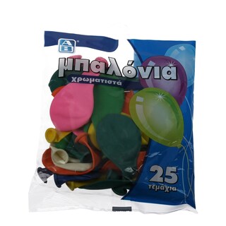 ΑΒ | ΜΠΑΛΟΝΙΑ ΧΡΩΜΑΤΙΣΤΑ ΝΟ 25 1 ΤΕΜ