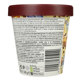 HAAGEN DAZS | Παγωτό DUO Κρέμα Βανίλια & Καραμέλα 346g