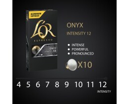 LOR | Κάψουλες Καφέ Espresso Onyx 10x5.2g