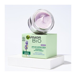 GARNIER | Κρέμα Νύχτας Bio Αντιρυτιδική Λεβάντα 50ml