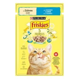 FRISKIES | Cat Food Salmon in Sauce 85g