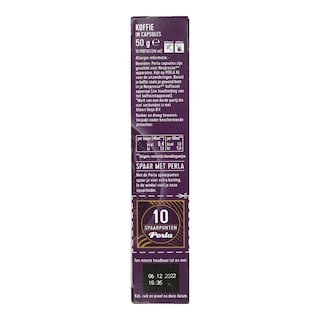 PERLA BEVERAGES | Κάψουλες Καφέ Espresso Dark 10x5g