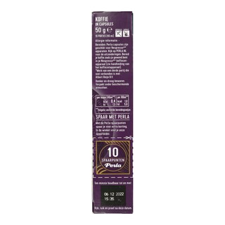 PERLA BEVERAGES | Κάψουλες Καφέ Espresso Dark 10x5g
