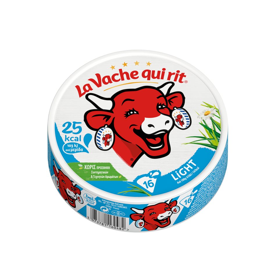 LA VACHE QUI RIT Τηγμένο Τυρί Light 16 Μερίδες 267g