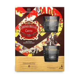 CHIVAS REGAL | Ουίσκι Σκωτίας Chivas Regal Extra 700ml + 2 Ποτήρια
