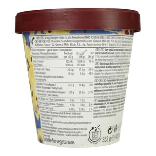 HAAGEN DAZS | HDZS DUO BELGIAN CH&VAN 420ML 353G