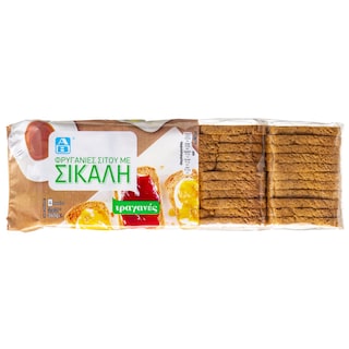 Φρυγανιές Σίτου Σίκαλη 4 Πακέτα 360g