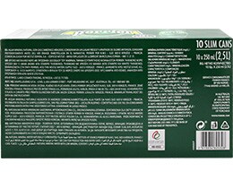 PERRIER | Carbonated Water Natural Mineral Can 10x250ml