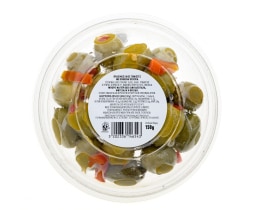 EXCELLENT TAPAS | Ελιές Πράσινες Γεμιστές με Κόκκινη Πιπεριά 150g