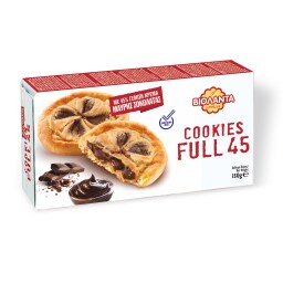 Μπισκότα Cookies Full 45 Μαύρη Σοκολάτα 150g