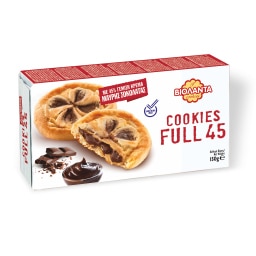 Μπισκότα Cookies Full 45 Μαύρη Σοκολάτα 150g