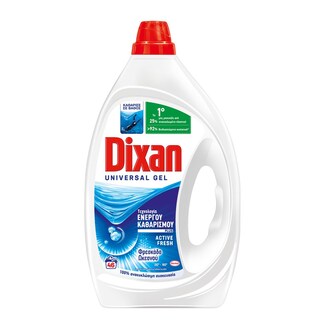 DIXAN | Υγρό Πλυντηρίου Ρούχων Φρεσκάδα Ωκεανού 46 Μεζούρες