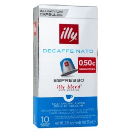 ILLY | Κάψουλες Καφέ Espresso Decaf 57g Έκπτωση 0.5Ε