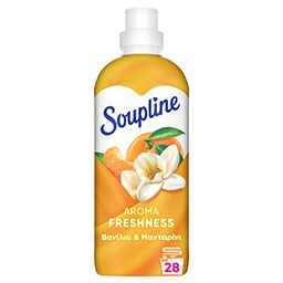 SOUPLINE | Συμπυκνωμένο Μαλακτικό Aroma Βανίλια & Μανταρίνι 28 Μεζούρες