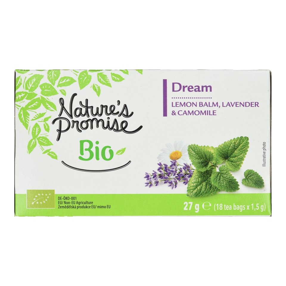 NATURES PROMISE BIO Αφέψημα Bio με Μελισσόχορτο Λεβάντα και Χαμομήλι 27g